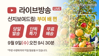 [라이브종료] 산지보여드림 부여 배편