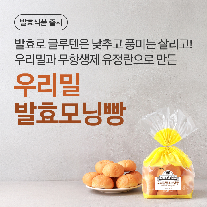 우리밀발효모닝빵