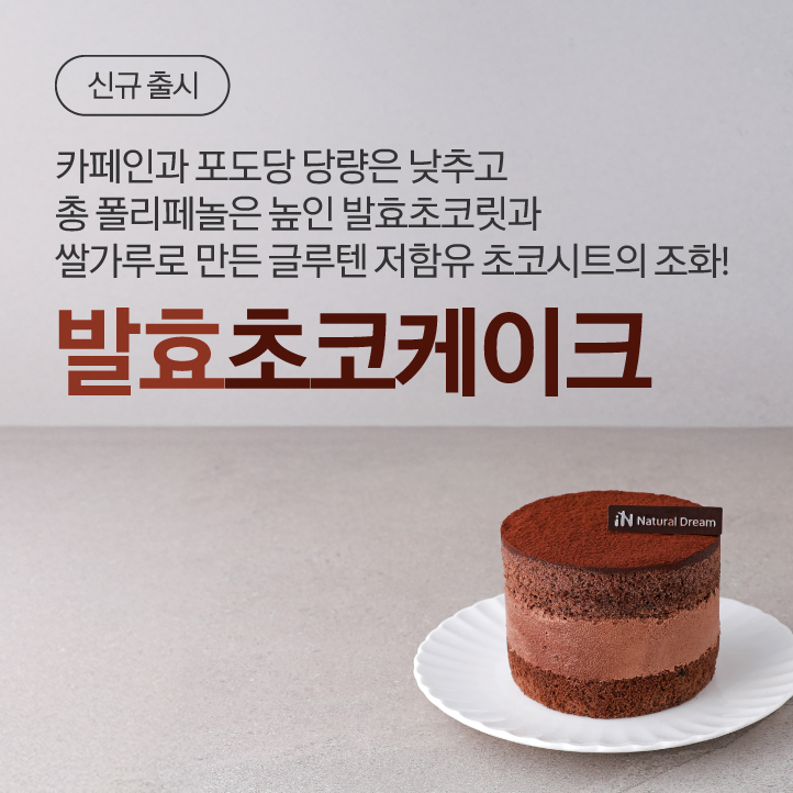 발효초코케이크