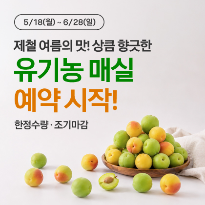 유기농매실 예약