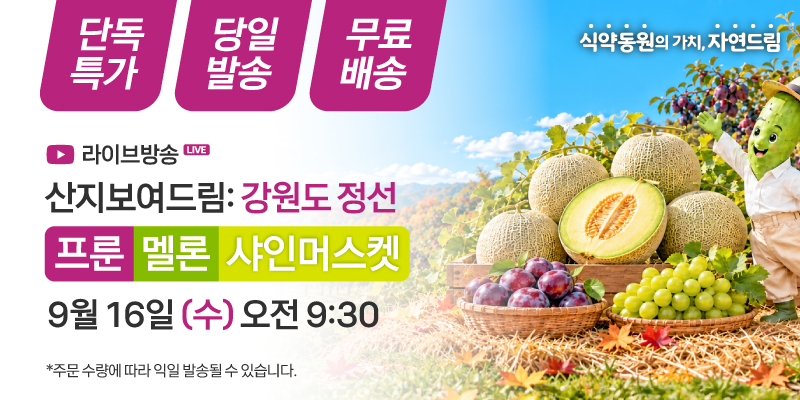 09/16 라방 품목공개