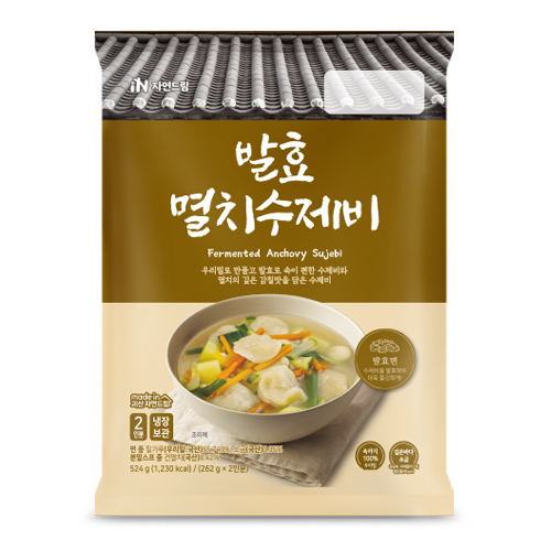 발효멸치수제비