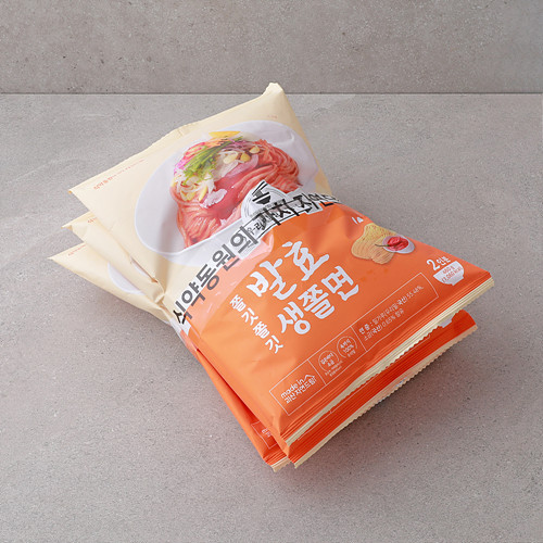 (특가)쫄깃쫄깃발효생쫄면*460g*3번들