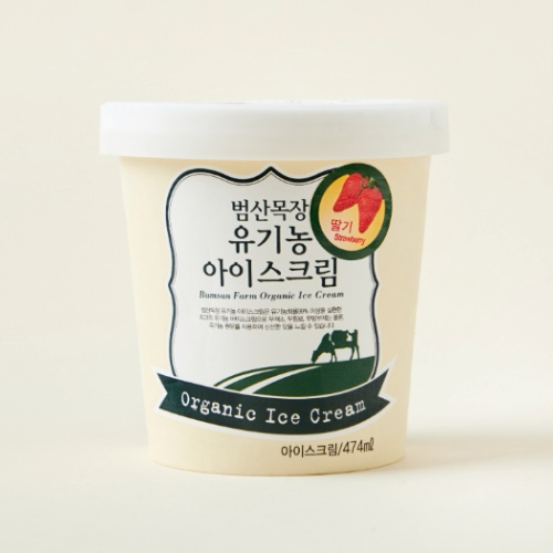 유기농딸기아이스크림*474ml