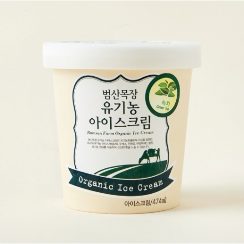 유기농녹차아이스크림*474ml
