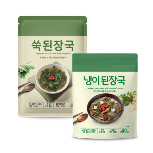 (번들)냉이된장국&쑥된장국*2개입