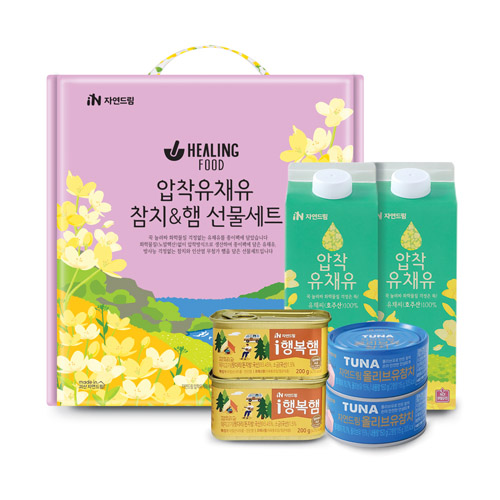 [압착유채유참치햄선물세트*순수유]-상세정보