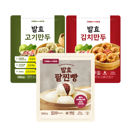 (번들)발효만두&찐빵세트(3종)