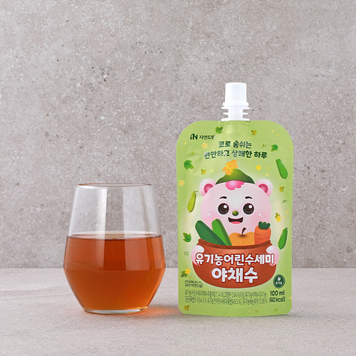 [유기농어린수세미야채수(낱봉)*100ml]-상세정보