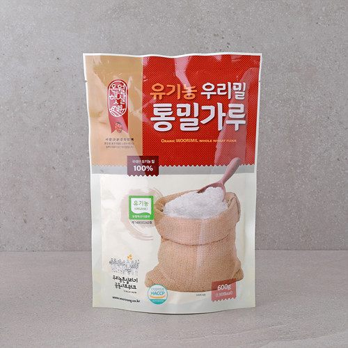 [우리밀통밀가루*600g*유*우리농촌]-상세정보