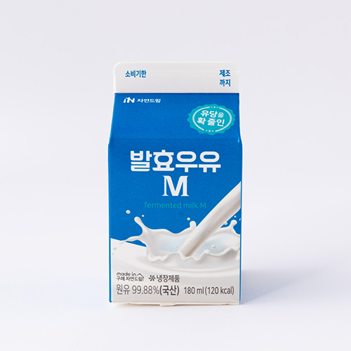 [발효우유M*180ml*밀크쿱]-상세정보