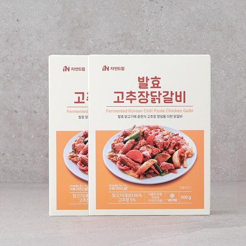 (번들)발효고추장닭갈비*500g*2개*(주)맘씨