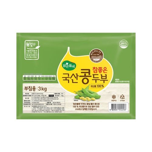 [국산콩부침용두부*3kg]-상세정보