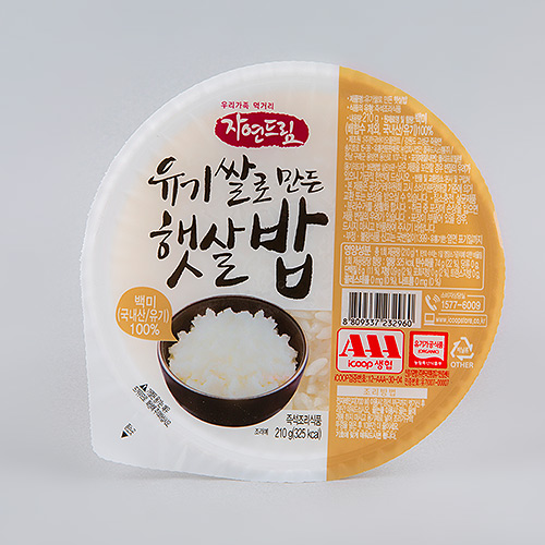 [유기쌀로만든햇살밥]-상세정보