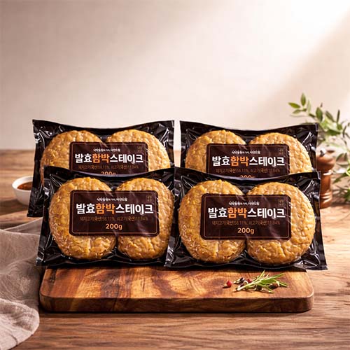 (특가)발효함박스테이크*200g*4번들
