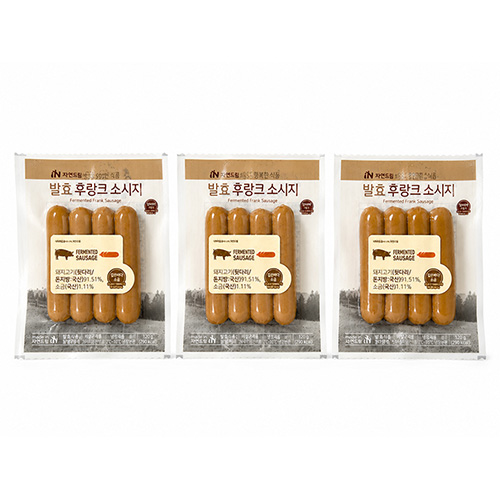 (번들)발효후랑크소시지*120g*3개