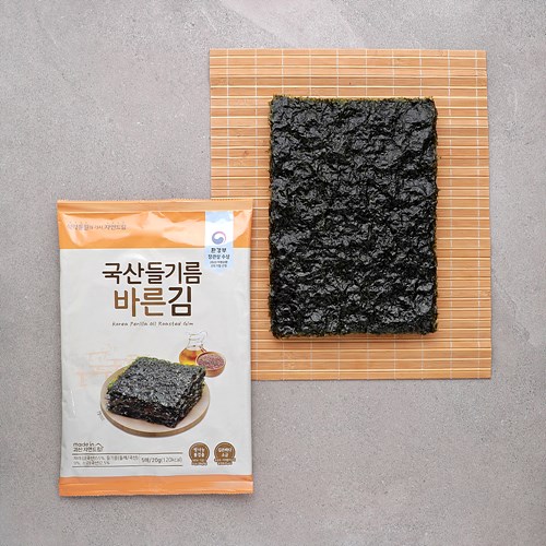 (번들)국산들기름바른김*10봉