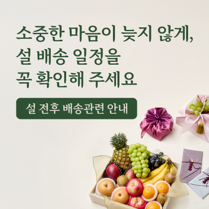 설 배송일정 안내